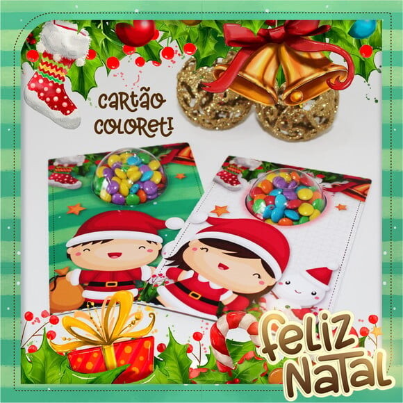 Arquivo Silhouette Cartões Blister Natal