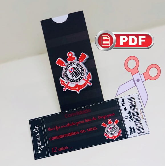 Arquivo Silhouette Convite Ingresso Co-rin-thi-ans