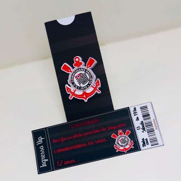 Arquivo Silhouette Convite Ingresso Corinthian,s