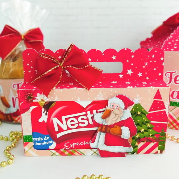 Arquivo Silhouette Embalagem para Nestle Natal
