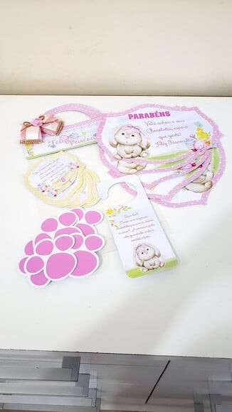Arquivo Silhouette Kit Caça Ovos Pascoa Rosa Menina