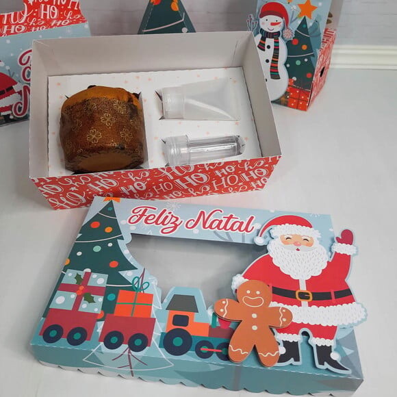 Arquivo Silhouette Kit Confeiteiro Natal das Crianças