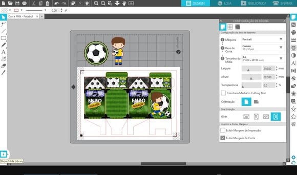 Arquivo Silhouette Kit Futebol