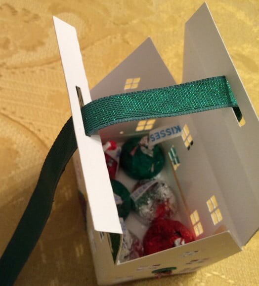 Arquivo Silhouette pdf Caixa Casinha para Doces Natal