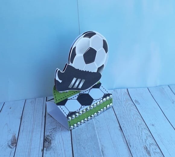 Arquivo Silhouette Porta Bis Futebol Infantil