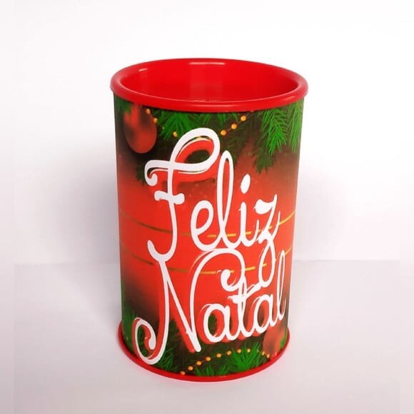 Arquivo Silhouette Rótulo Cofrinho Natal