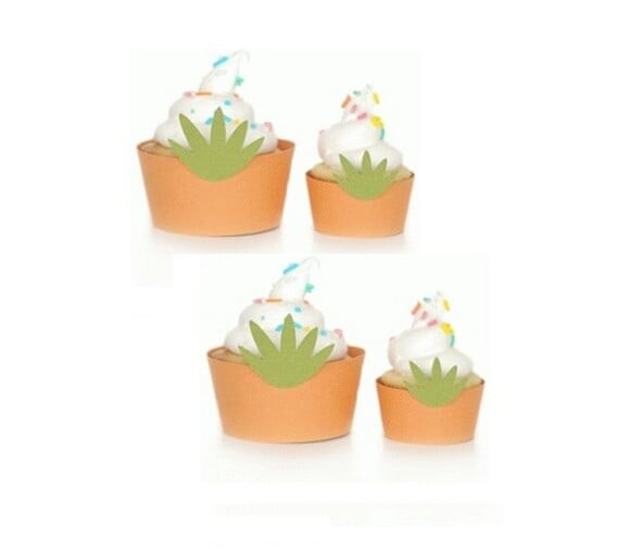 Arquivo Silhouette Saia Forminha Cupcake Páscoa