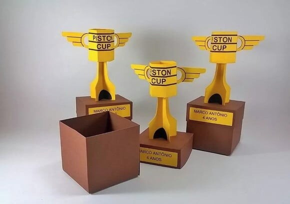 Arquivo Silhouette Taça Pistão Copa Futebol