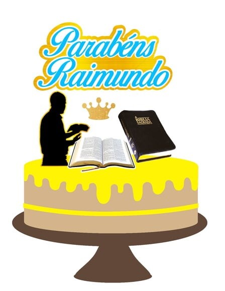 Arquivo Silhouette Topo Bolo Religioso Oração 2 Arquivos