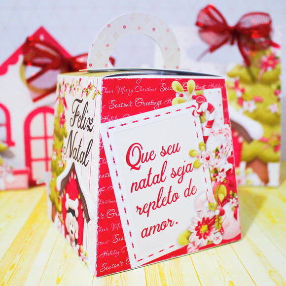 Arquivo Studio Caixa Mini Panetone 80g Natal Cachorrinho