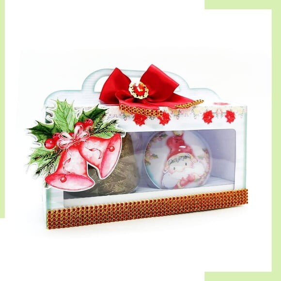 Arquivo Studio Caixa Mini Panetone e Bolinha Natal