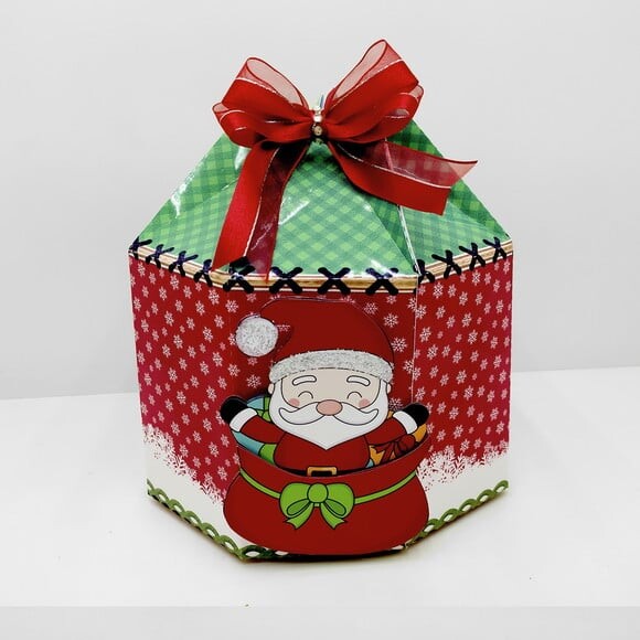 Arquivo Studio Caixa Panetone 400g Natal