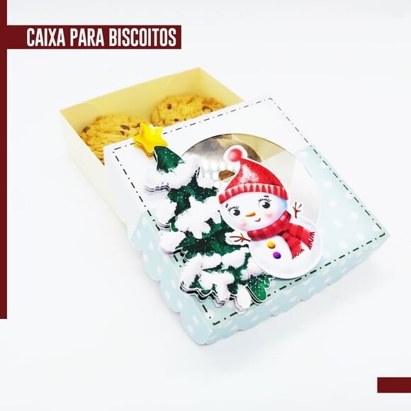 Arquivo Studio Caixa para Biscoito Natal