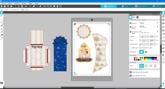 Arquivo Studio Caixa para Suculenta Natal