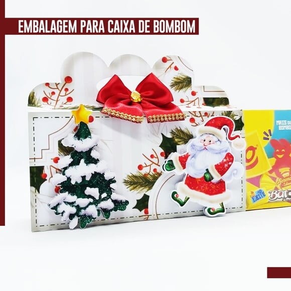 Arquivo Studio Embalagem Caixa de Bombom Natal