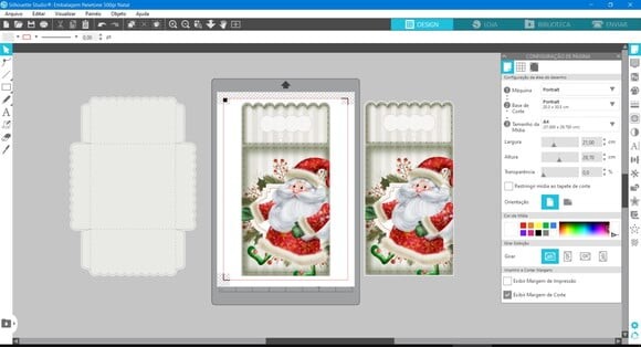 Arquivo Studio Embalagem Panetone 500gr Natal