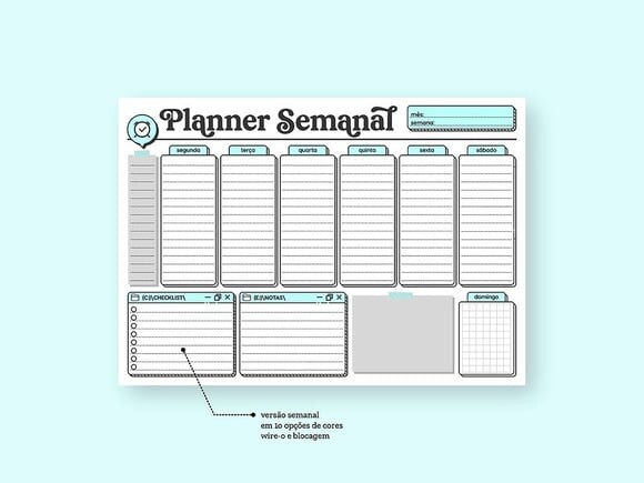 Arquivos - Miolo Planner de Mesa Permanente Não Datado A5