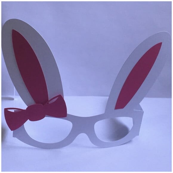Mascara Oculos Coelho Pascoa Arquivo pdf / Corte Tesoura