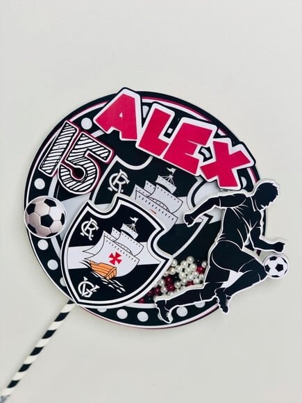 Arquivo Corte Topo Bolo Shaker Docinhos Vasco Futebol