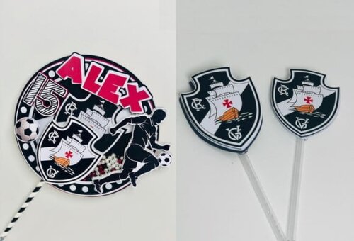 Arquivo Corte Topo Bolo Shaker Docinhos Vasco Futebol