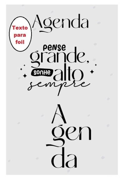 Arquivo de Corte - Kit Agendas Permanentes - Capa + Miolo A5
