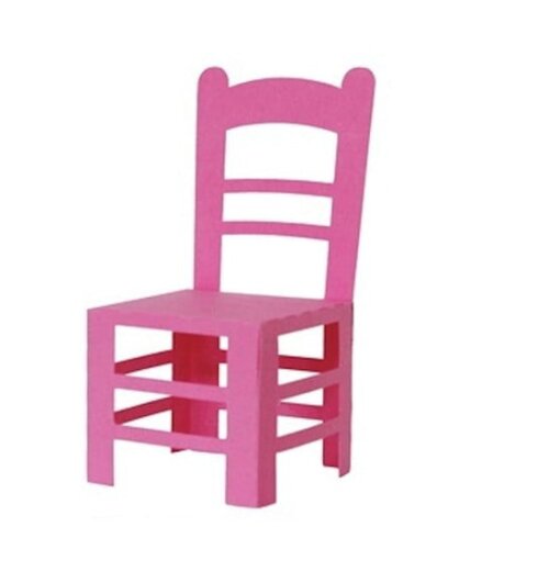 Arquivo de Corte Cadeira Cadeirinha de Papel