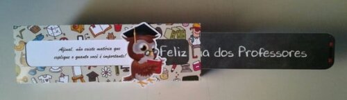 Arquivo de Corte Caixa Bis Deslizante Dia dos Professores