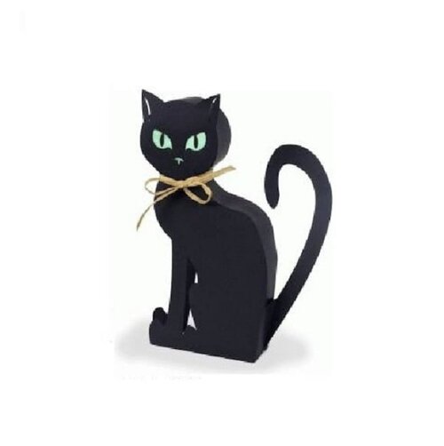 Arquivo de Corte Caixa Gato 3d Sentado