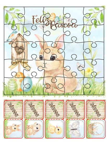 Arquivo de Corte Caixa Kinder Diversão Páscoa Infantil