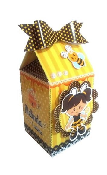 Arquivo de Corte Caixa Milk Abelhinha