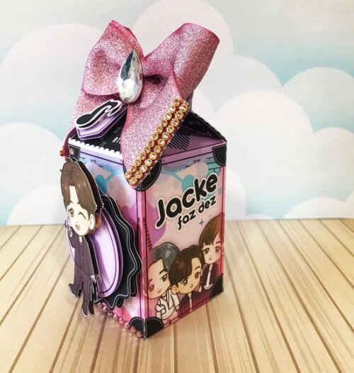 Arquivo de Corte Caixa Milk Bts