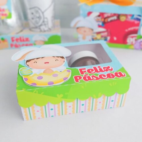 Arquivo de Corte Caixa mm e Nutella Páscoa Infantil