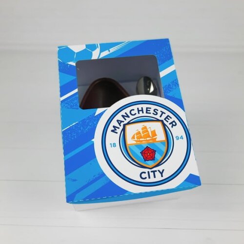 Arquivo de Corte Caixa Ovo Colher Manchester City Páscoa