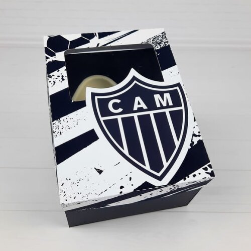 Arquivo de Corte Caixa Ovo Colher Atletico Mineiro Páscoa