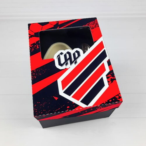 Arquivo de Corte Caixa Ovo de Colher Atletico Pr Páscoa