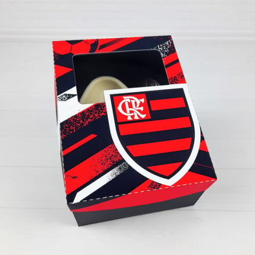Arquivo de Corte Caixa Ovo de Colher Flamengo Páscoa
