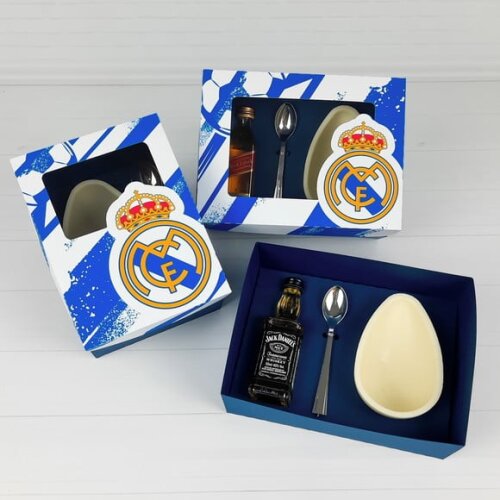 Arquivo de Corte Caixa Ovo de Colher Real Madrid