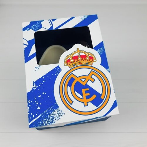 Arquivo de Corte Caixa Ovo de Colher Real Madrid