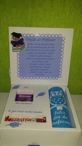 Arquivo de Corte Caixa para Copo Dia dos Professores