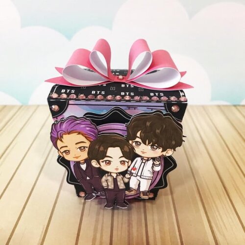 Arquivo de Corte Caixa Sushi Bts