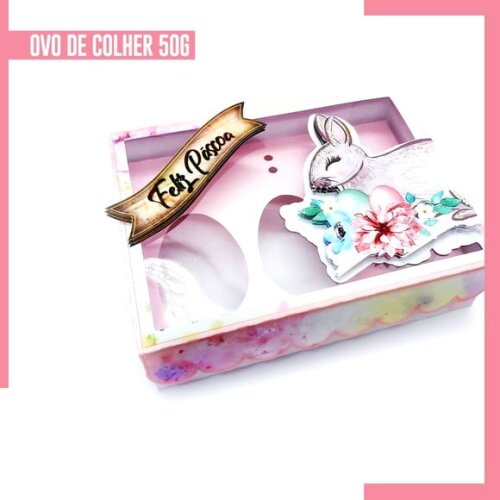 Arquivo de Corte Caixas Ovos de Colher 50g, 150g, 250g, 350g