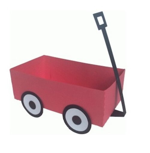 Arquivo de Corte Carrinho de Puxar, Carro de Mão