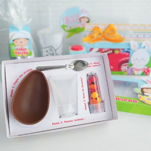 Arquivo de Corte Kit Confeiteiro Páscoa Infantil