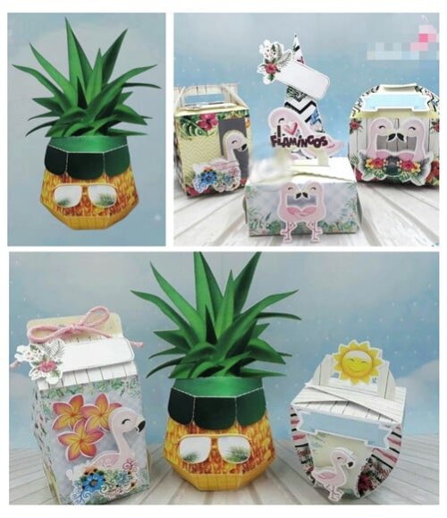 Arquivo de Corte Kit Tropical Flamingo