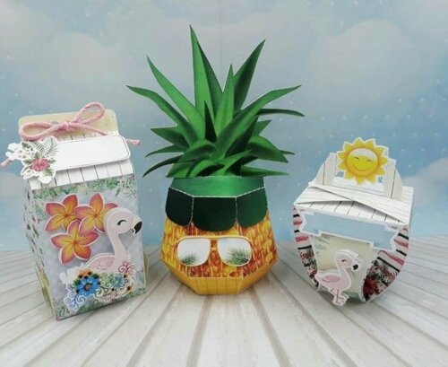 Arquivo de Corte Kit Tropical Flamingo