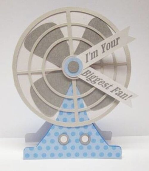 Arquivo de Corte Mini Ventilador de Papel
