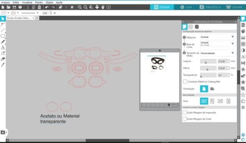 Arquivo de Corte Óculos Aviador 3d Festinha Infantil