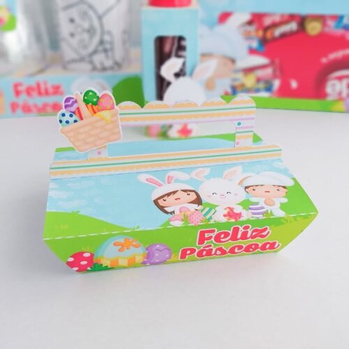 Arquivo de Corte Porta Marmitinha Páscoa Infantil