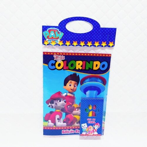 Arquivo de Corte Revistinha Colorir Patrulha Canina Menino