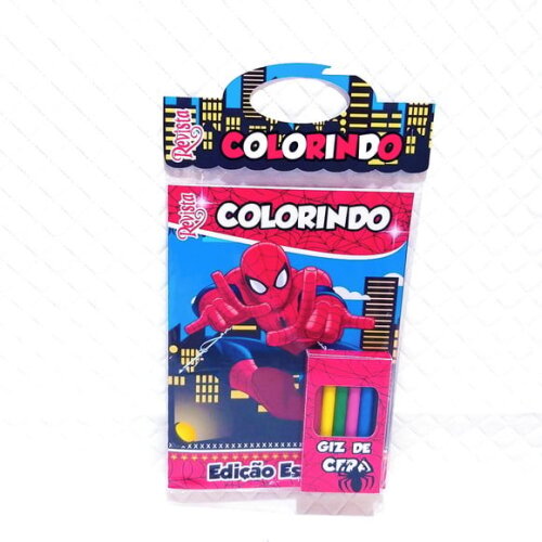 Arquivo de Corte Revistinha de Colorir Homem Aranha